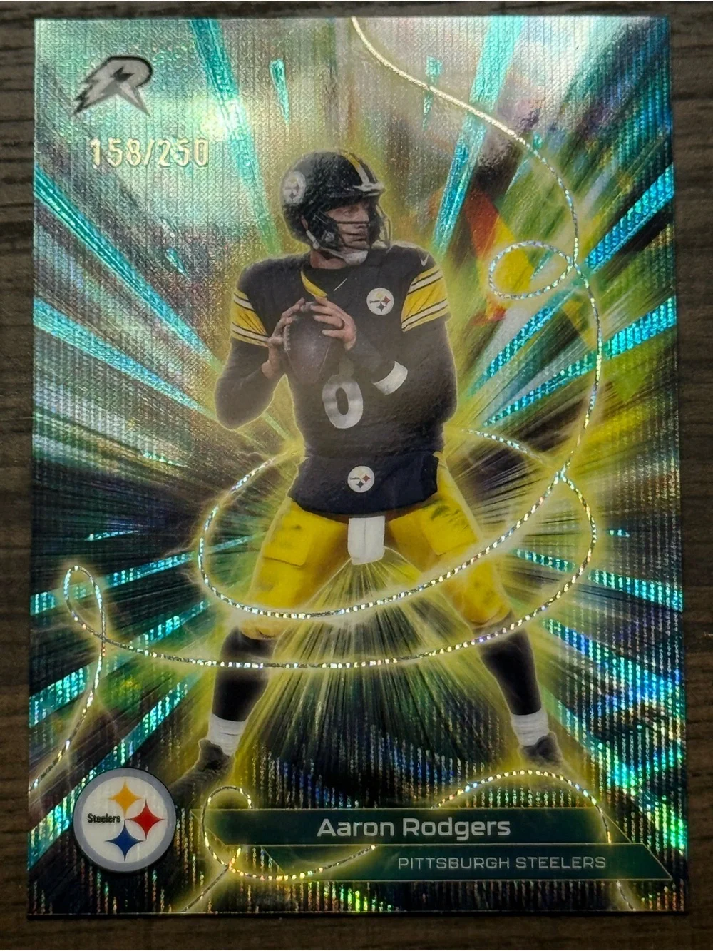 2026 Topps Resurgence Aaron Rodgers Pittsburgh Steelers Conductors Card 158/250